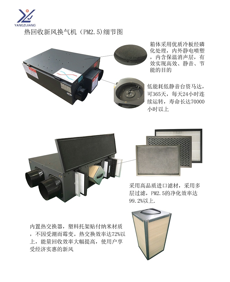 扬子江空调热回收新风系统