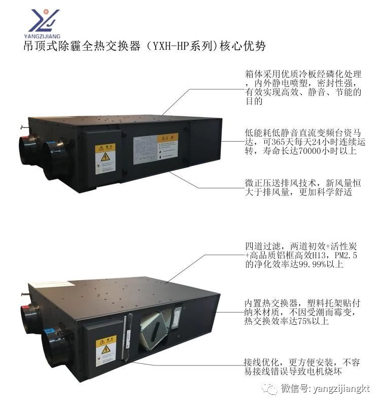 扬子江空调新风系统优势